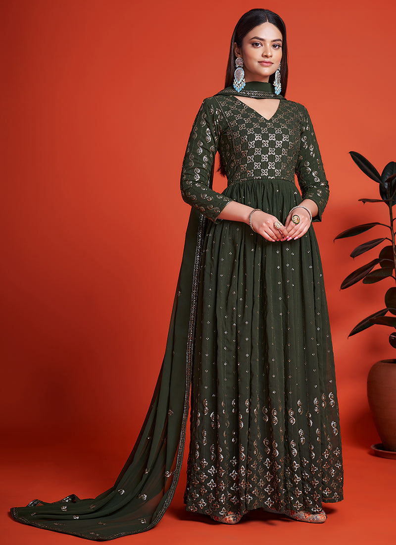 Shop Indian Gown In USA, UK, Canada, Germany, Mauritius, Singapore With Free Shipping Worldwide.