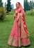 Rani Pink Multi Embroidery Wedding Lehenga Choli