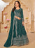 Dark Green Sequence Embroidery Festive Anarkali Suit