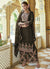 Olive Green Multi Embroidery Festive Palazzo Suit