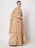 Beige Sequence Lehenga Choli In USA UK