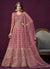 Pink Sequence Embroidery Traditional Anarkali Suit