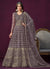 Purple Sequence Embroidery Traditional Anarkali Suit