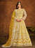 Yellow Embroidery Traditional Anarkali Gown