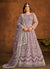 Light Purple Embroidery Traditional Anarkali Gown