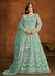 Sea Green Embroidery Traditional Anarkali Gown