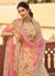 Yellow And Pink Multi Embroidered Designer Lehenga Choli