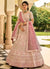 Blush Pink Traditional Multi Embroidered Lehenga Choli