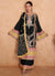 Black Multi Embroidered Wedding Palazzo Suit
