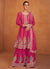 Rani Pink Multi Embroidery Sharara Suit