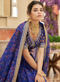 Dark Blue Embroidery Wedding Lehenga Choli In Canada