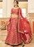 Bridal Red Embroidery Wedding Lehenga Choli In USA