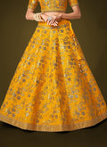 Yellow Sequence Embroidery Festive Lehenga Choli In USA Australia