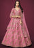 Pink Sequence Embroidery Festive Lehenga Choli