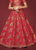 Red Sequence Festive Lehenga Choli In USA UK