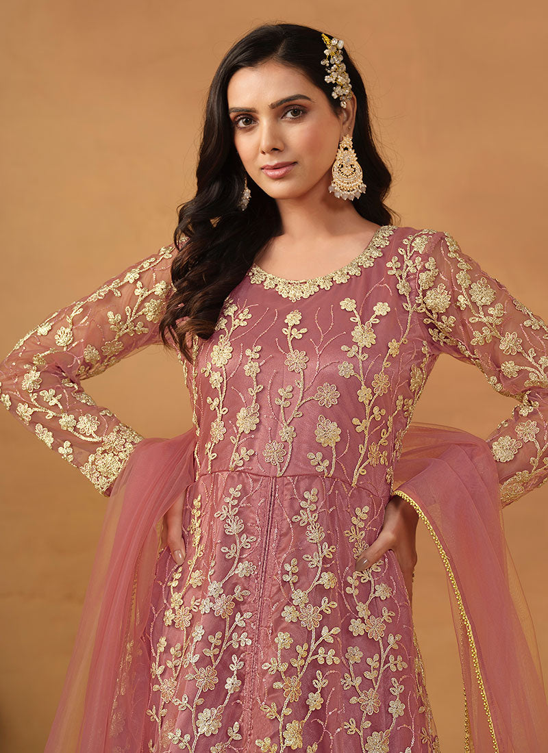 Buy Anarkali Pant Suit