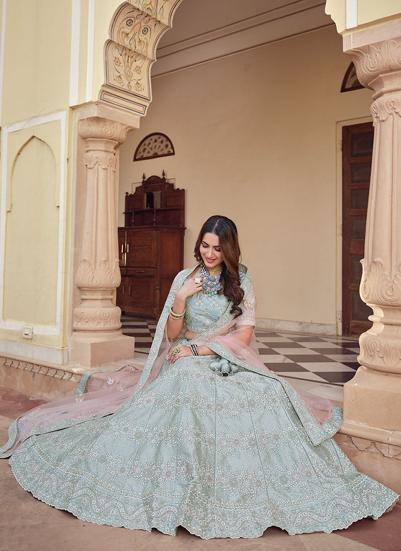 Buy Reception Lehengas In USA, UK, Canada, Australia, Germany With Free International Shipping Worldwide.