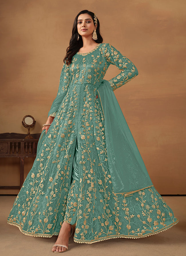 Anarkali pant suit online