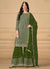 Light Green Sequence Embroidery Traditional Gharara Suit