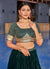 Green Golden Sequence Embroidery Lehenga Choli And Dupatta