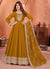 Yellow Embroidery Wedding Anarkali Suit 