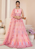 Pink Sequence Embroidery Festive Lehenga Choli