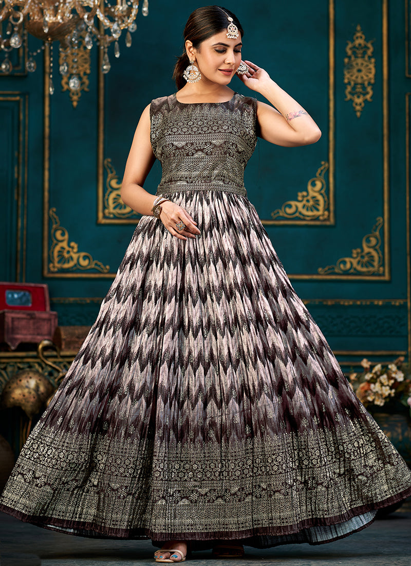 Shop Indian Gown In USA, UK, Canada, Germany, Mauritius, Singapore With Free Shipping Worldwide.