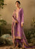 Purple Banarasi Salwar Kameez Suit