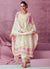Off White Embroidered Pakistani Salwar Kameez Suit