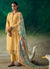 Pale Yellow Pakistani Style Salwar Kameez Suit