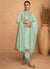 Sea Green Kashida Embroidery Traditional Salwar Kameez 