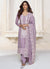 Purple Sequence Embroidery Traditional Salwar Kameez 