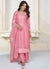 Pink Sequence Embroidery Traditional Salwar Kameez