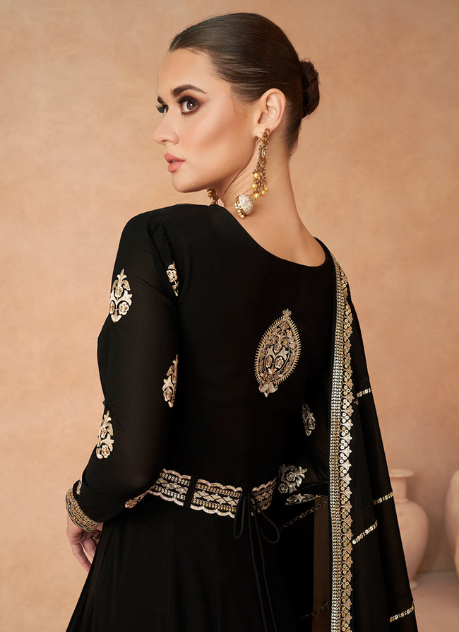 Black Pakistani Suits - Shop Black Pakistani Clothing Online in USA