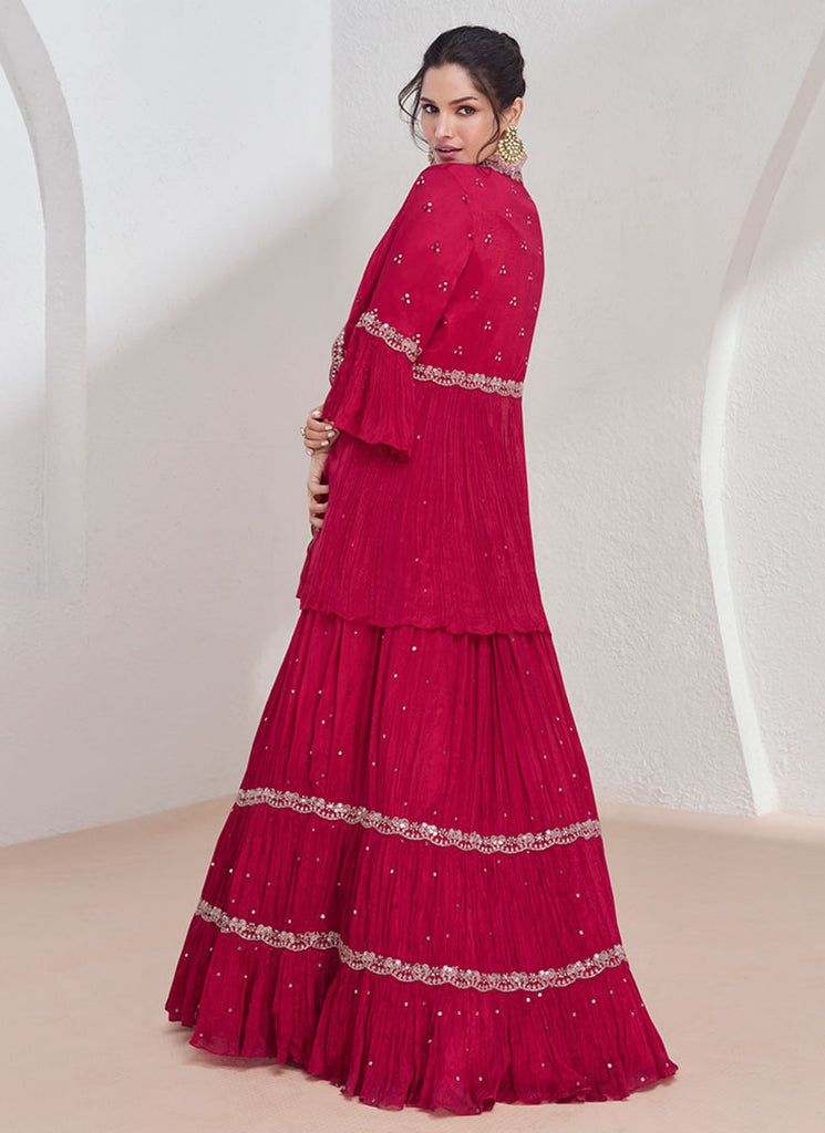Shop Reception Lehenga In USA, UK, Canada, Germany, Mauritius, Singapore With Free Shipping Worldwide.