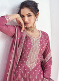 Buy Anarkali Style Palazzo Suit In USA UK Canada