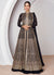 Black Golden Sequence Embroidery Slit Style Anarkali Lehenga Suit