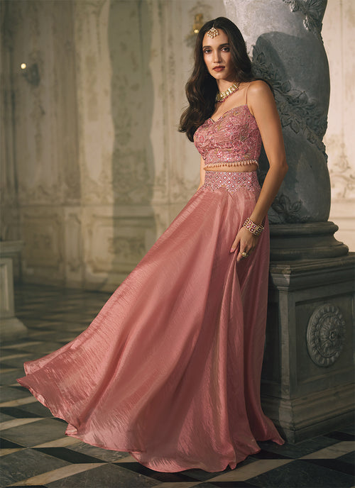 Buy Designer Jacket Lehengas Online