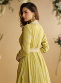 Buy Lime Green Anarkali Dress Online