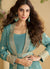 Buy Sky Blue Anarkali Dress In USA