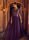 Purple Indian Gowns For Women In USA UK & Canada