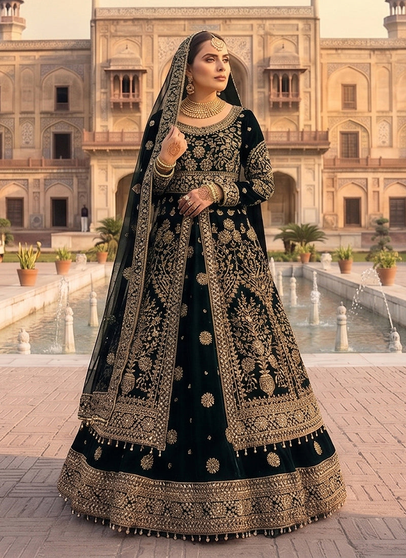 Buy Latest Velvet Dresses Designs| Hatkay