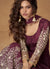 Buy Maroon Bollywood Anarkali Pant Suit In UK