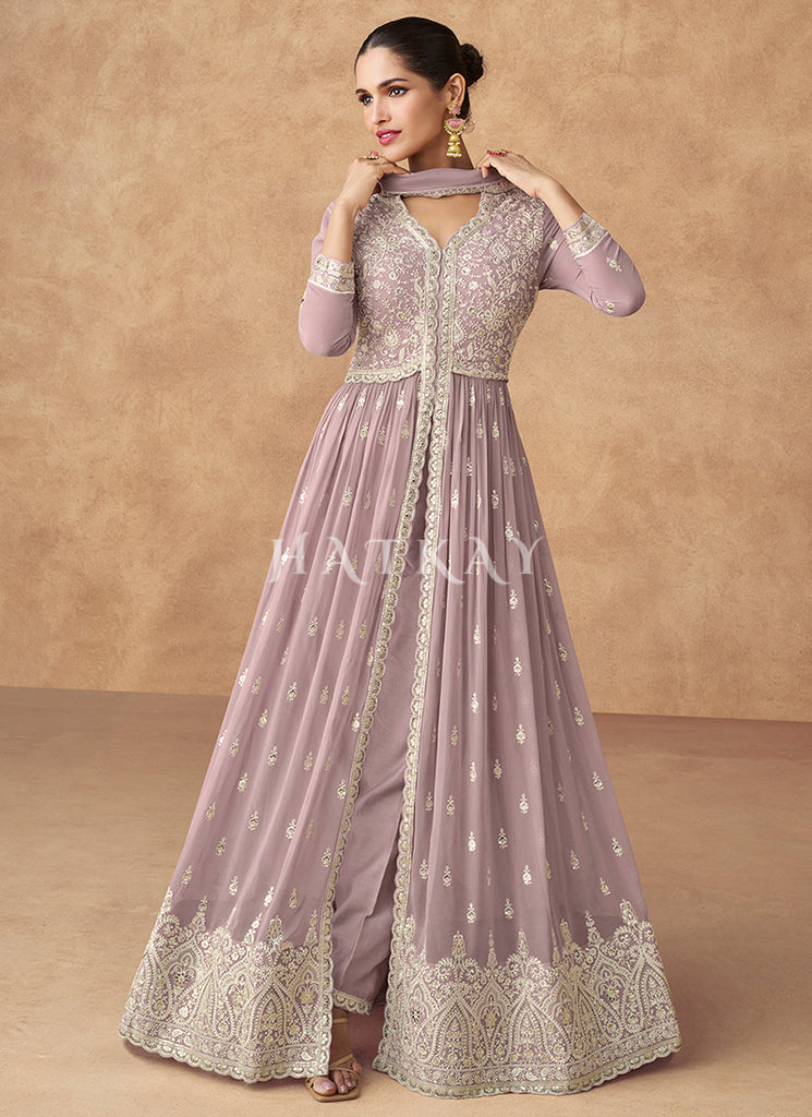 Buy Slit Style Anarkali Suit In USA