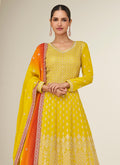 Buy Yellow Mehendi Suit 