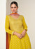 Buy Yellow Ombré Festive Wear Anarkali Suit In UK