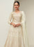 Buy Ivory White Festive Wear Anarkali Suit In Canada
