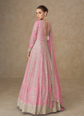 Buy PinkReady To Wear Anarkali Suit