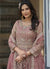 Buy Pink Front Slit Style Anarkali Suit In Canada