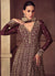 Buy Deep Maroon Anarkali Suit In USA